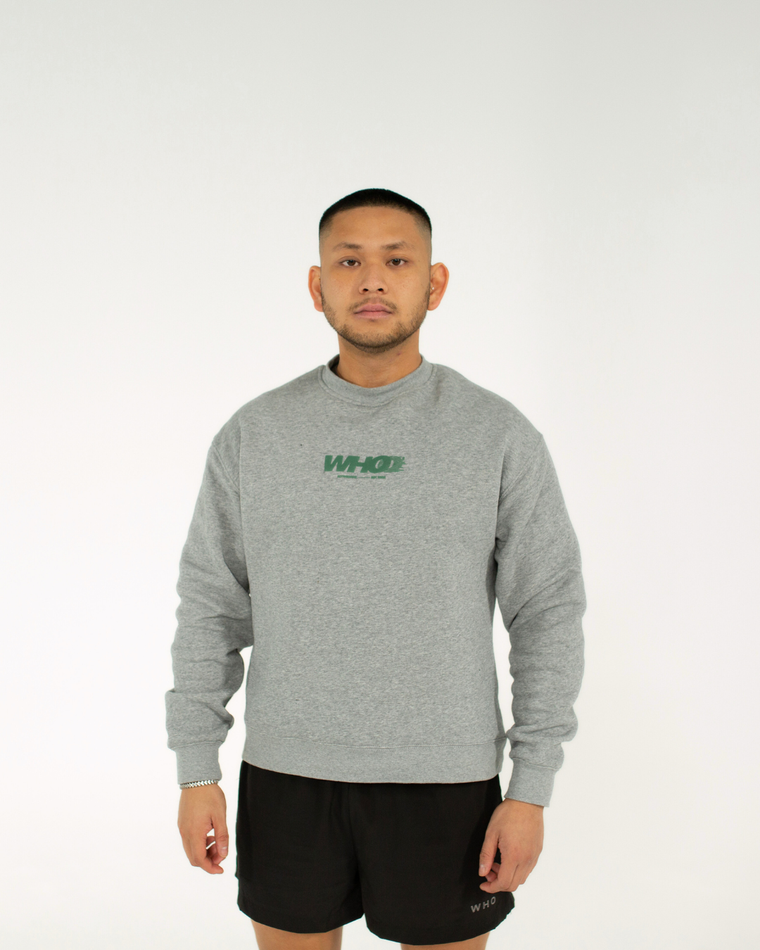 Evolve Crewneck | Grey Marle - Who Active