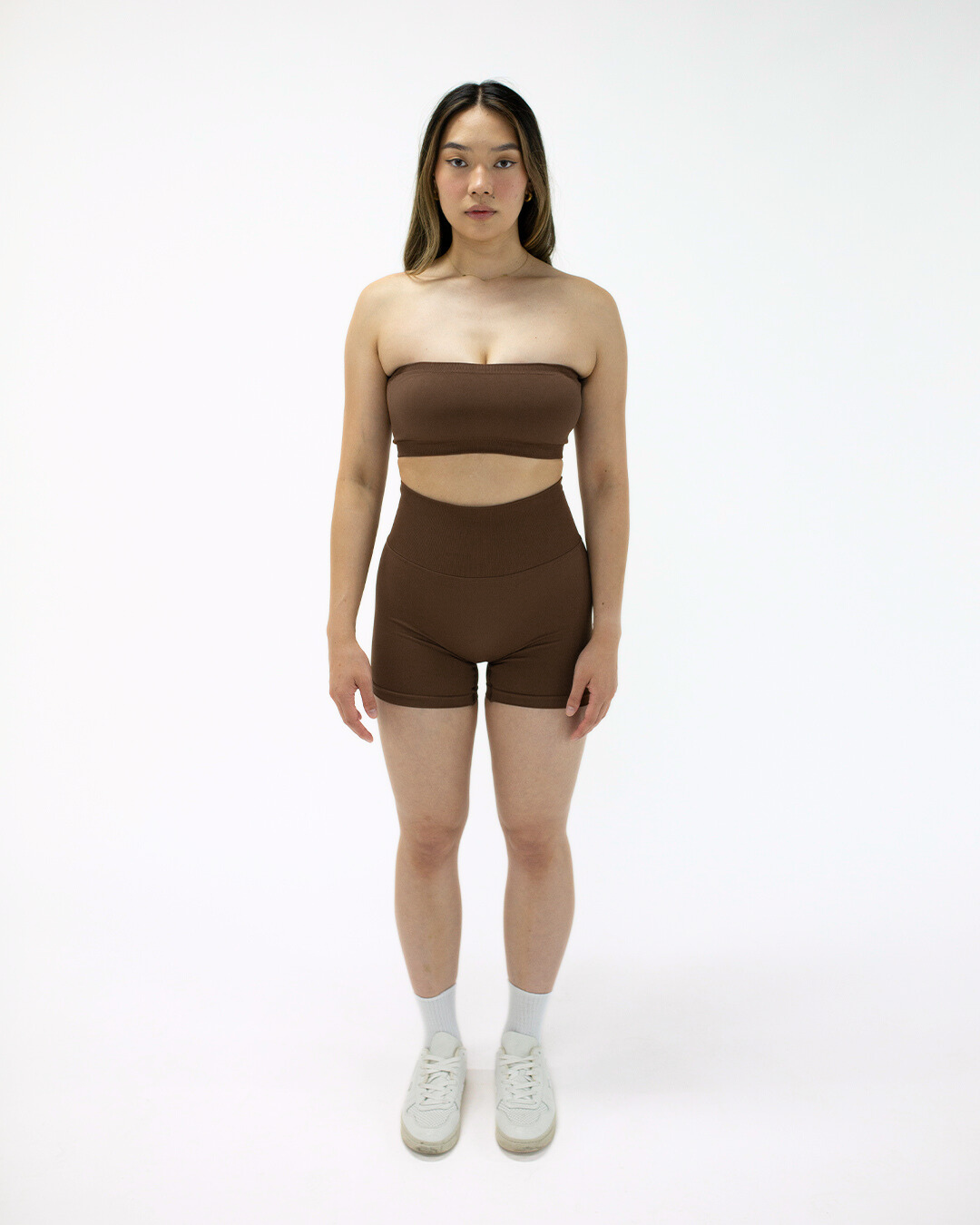 Seamless Bandeau | Espresso - Who Active